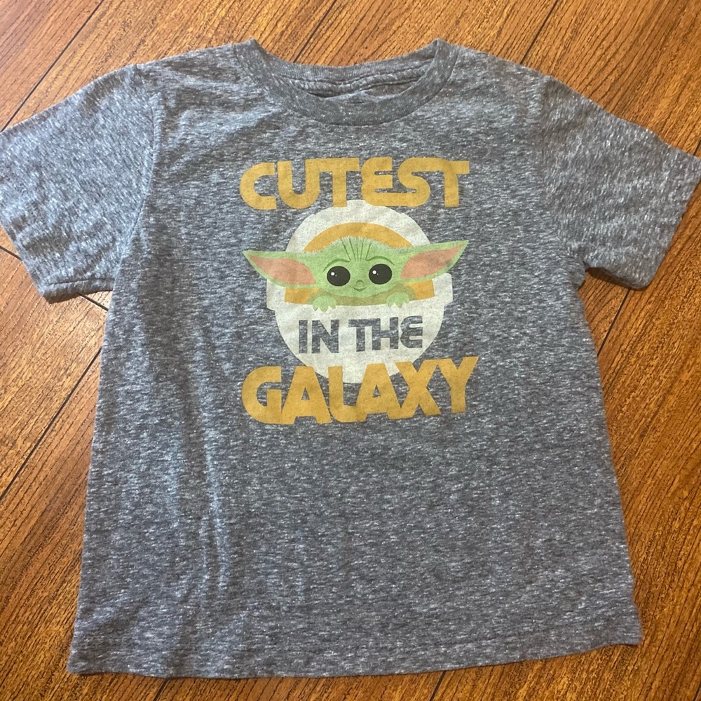Star Wars The Child Yoda Grey Toddler Tee 3T